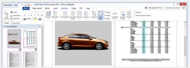 Priprinter Features