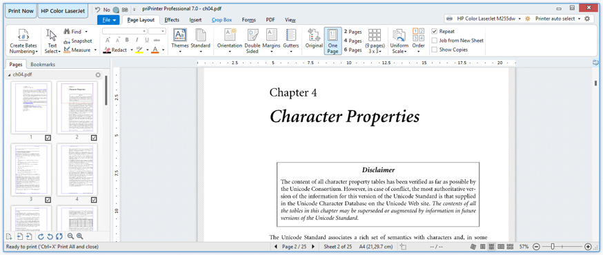 priPrinter Beta UI